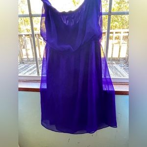 Purple express dress, petite small